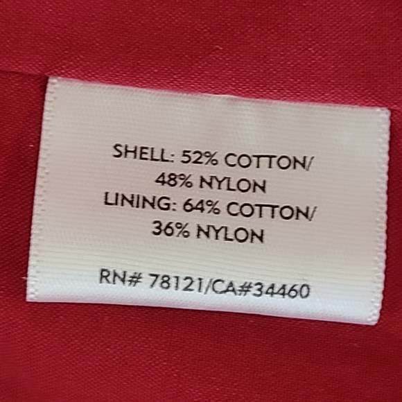 Eileen Fisher Button Front Red Lightweight Coat Size M - Picture 8 of 9